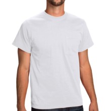 39%OFF レディースカジュアルシャツ ポリコットンジャージーのポケットTシャツ - （男性と女性のための）ショートスリーブ Poly-Cotton Jersey Pocket T-Shirt - Short Sleeve (For Men and Women)画像